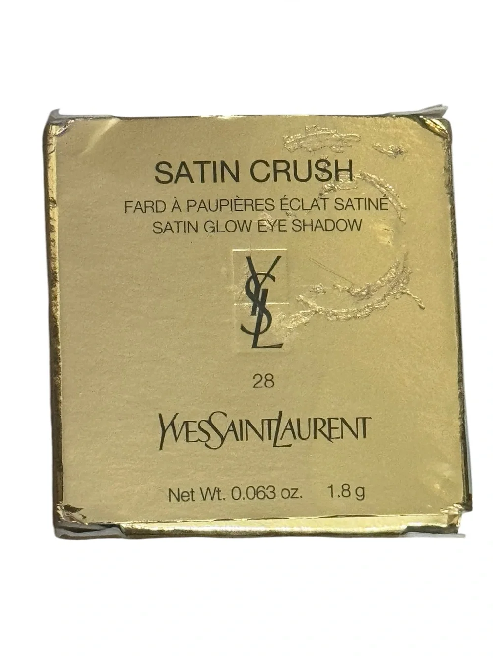 Yves Saint Laurent YSL Satin Crush Eyeshadow - Unconforming Taupe NIB